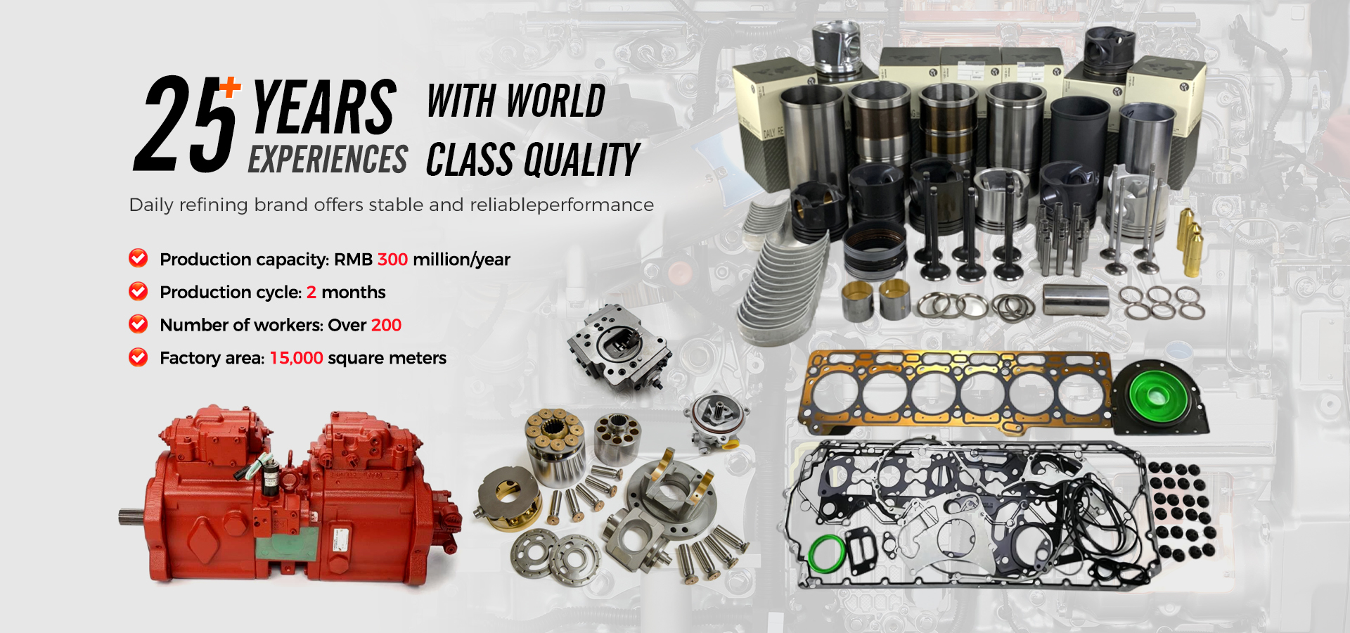 品質 カタピラー用のエンジン部品 工場